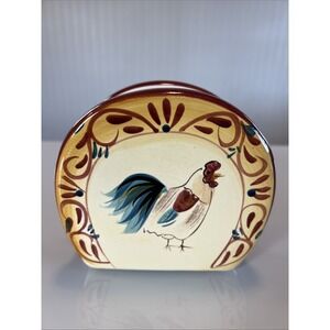 Napkin Holder Letter Holder Vintage Rooster Farmhouse Cottage Core Table Tops